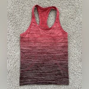 Lululemon Swiftly Tech Tank – Pink Space Dye Ombre (Size 6)